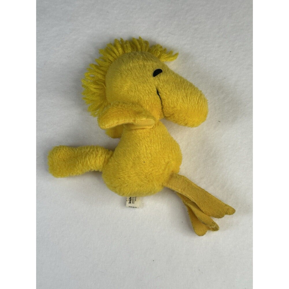 Vintage Knickerbocker Peanuts Woodstock Plush Stuffed Toy Yellow 1972 7 Inch‎ - Picture 6 of 9